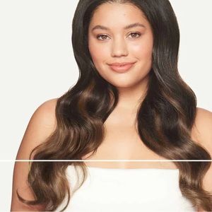 24" Classic Mocha Brown Balayage Luxy Hair Clip-Ins